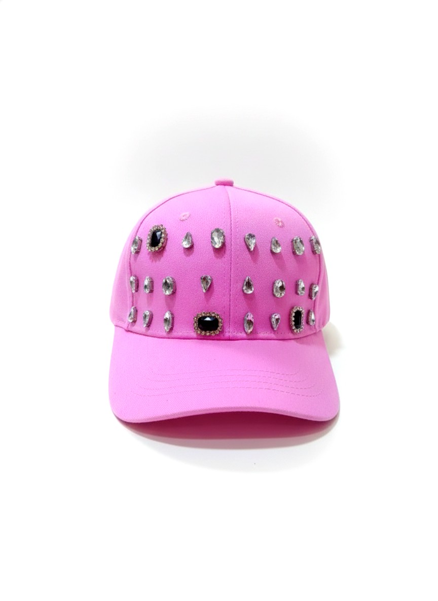 Rhinestones Pink Hat