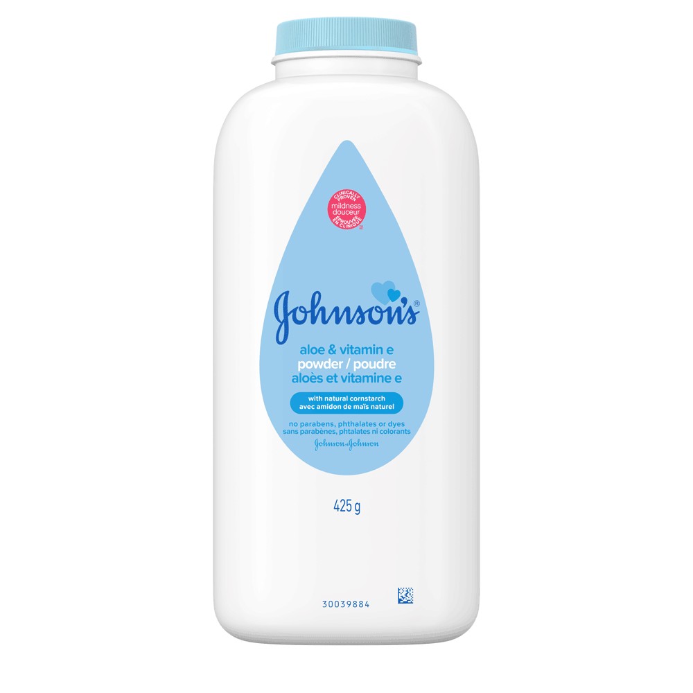 Johnson's Aloe & Vitamin E Powder 425g.