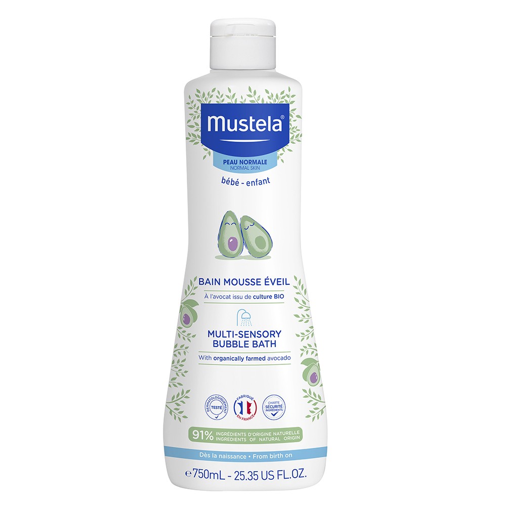 Mustela Multi-Sensory Bubble Bath 750ml.