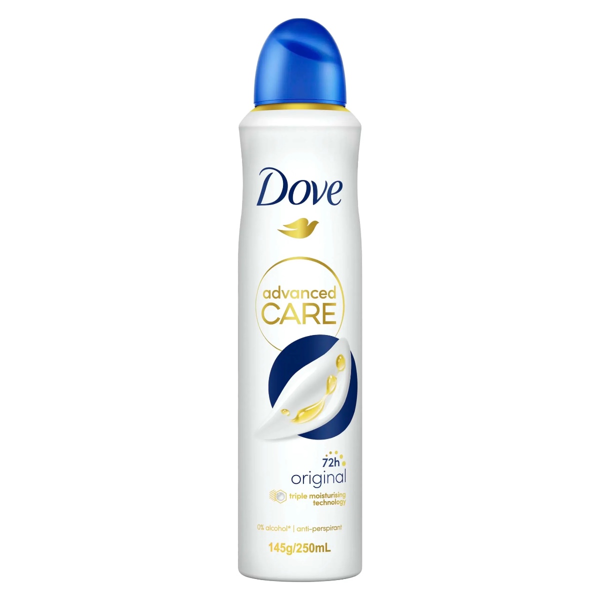 Dove Advanced Care Original 72H 250ml