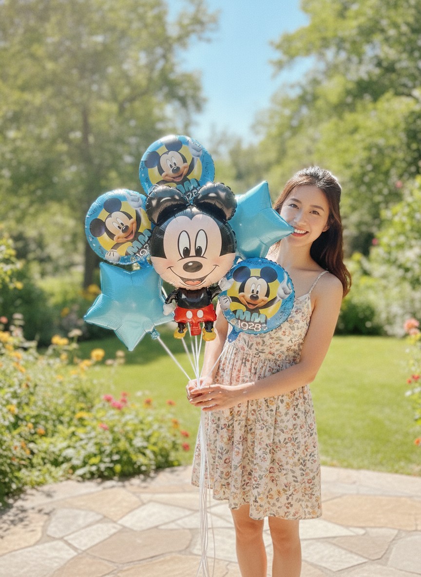 5 Inspire Smile Balloons (Mickey Mouse)