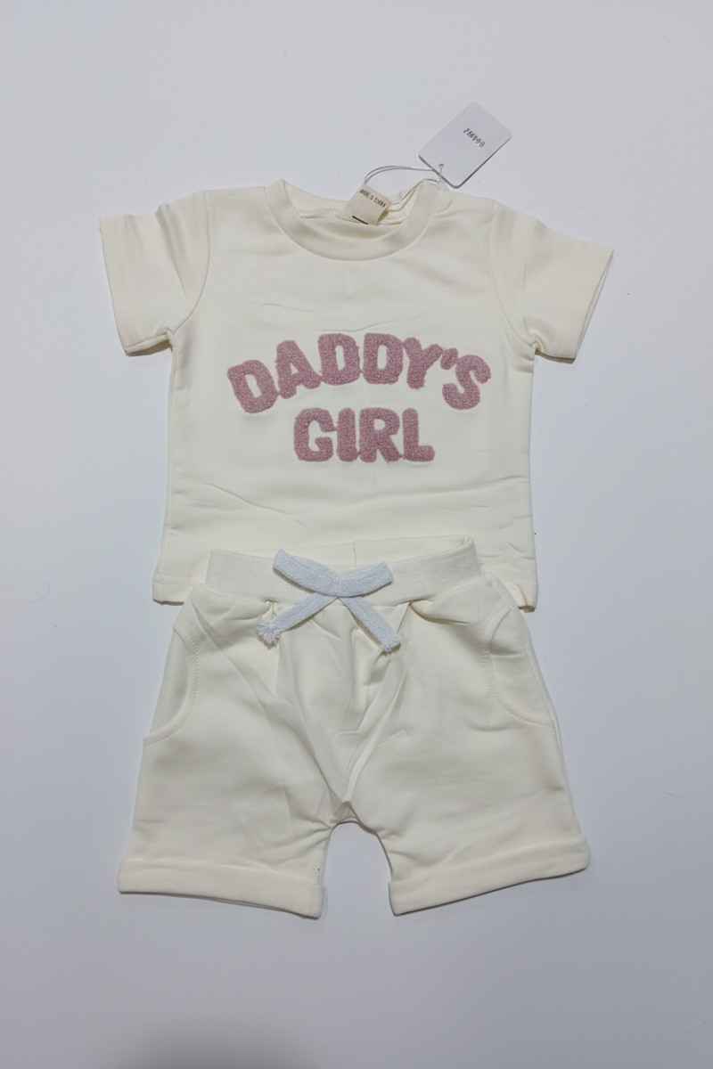 Daddy's Girl 2piece Short Sleeve Cloth