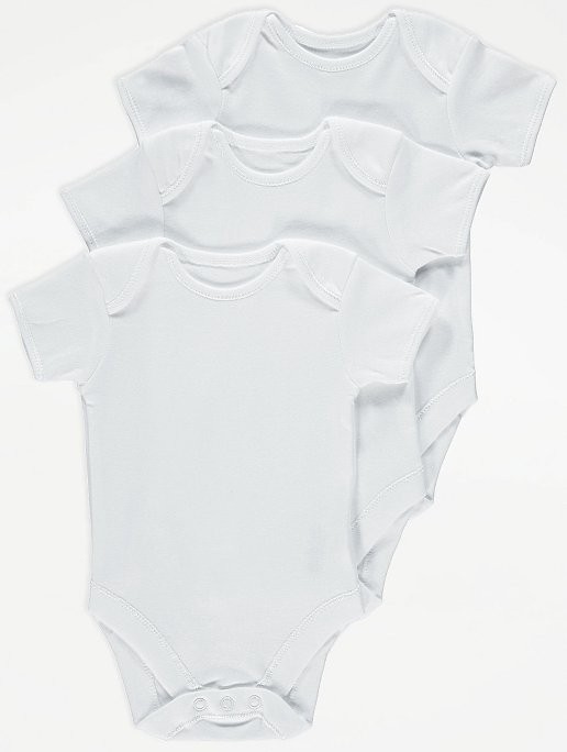 George Baby 3Bodysuits Sleeveless