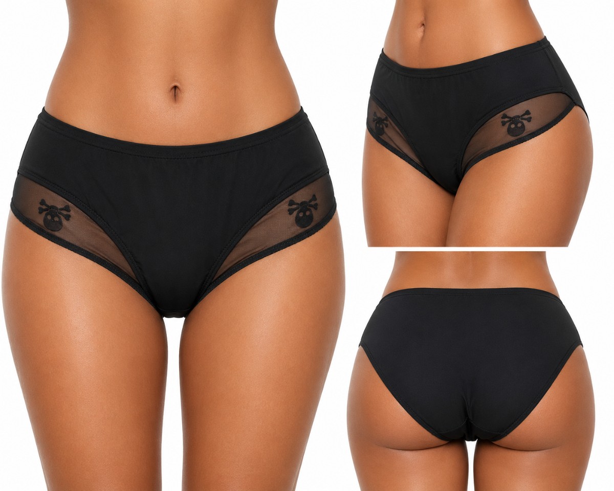 Girls Black Panties