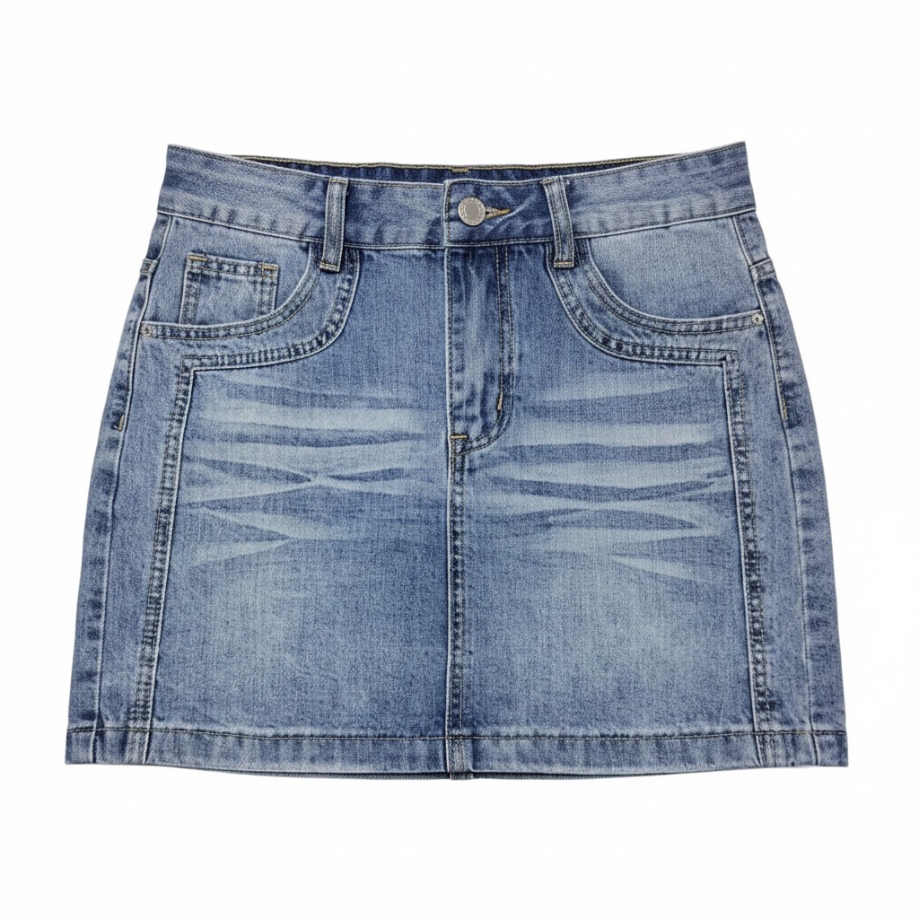 Kuzu Jean Skirt