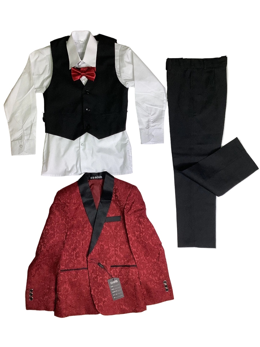 BB-BOUM Boys Lace Suit Complete Set.