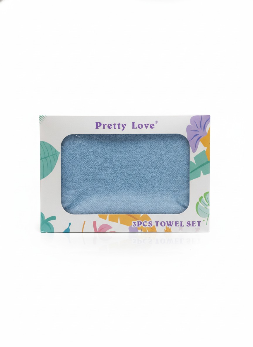 Pretty Love 3pcs Towel Set