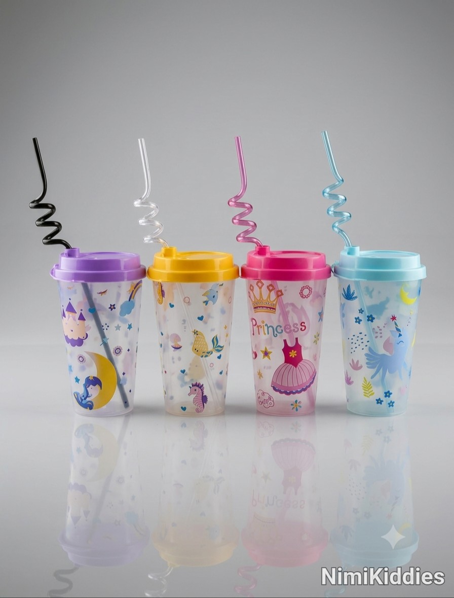 Curly Straw Sippy Cup