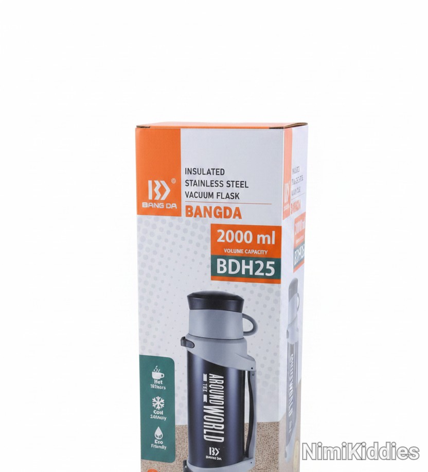 BangDa Insulated Stainless Steel Vacuum Water Flask 2000ml