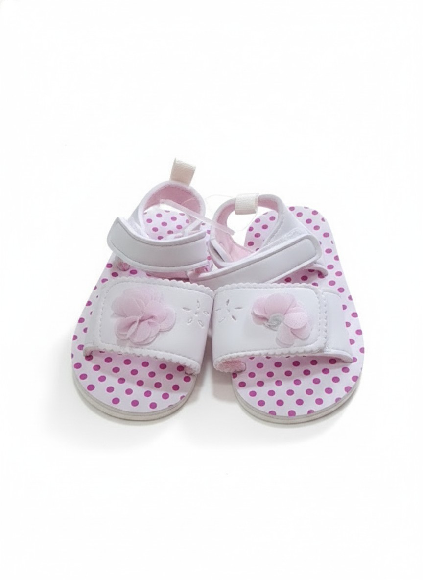 Baked Infants Sandals Poker Doted Pink Sandals