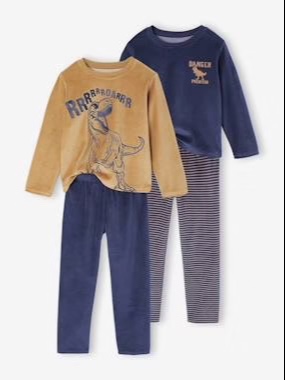 Tu Long Sleeve & Pants Pyjamas 2 Pack Set