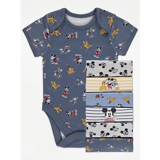George Short Sleeve Body Suits 7 Pack set