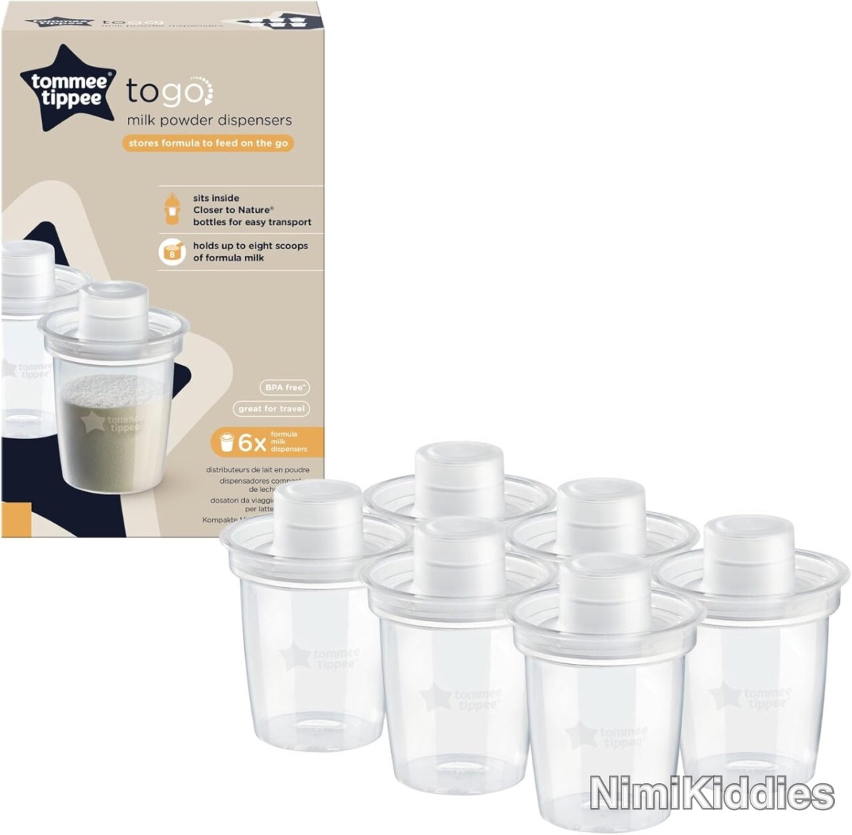 Tommee Tippee To Go Milk Powder Dispensers