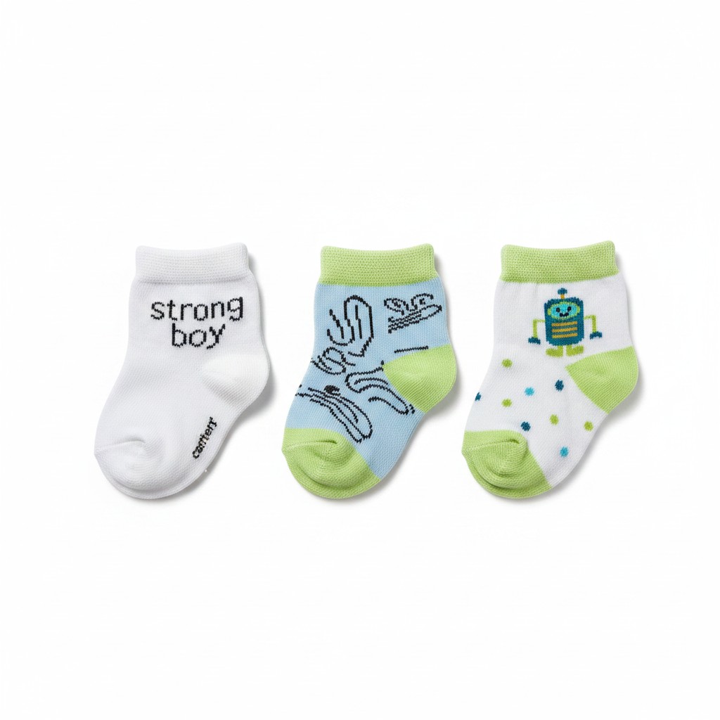 Carter's 3 pairs of socks (3-12m)