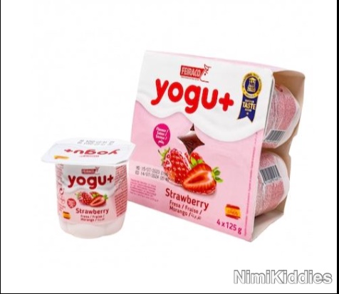 Feiraço Yogu+ Strawberry 4x125g.