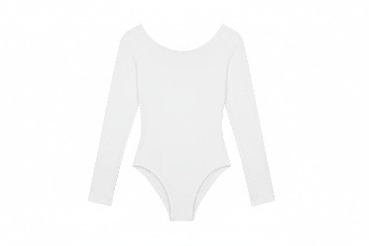 Hui Yang Long Sleeve Girls’ Ballet Body Suit(Single Piece)