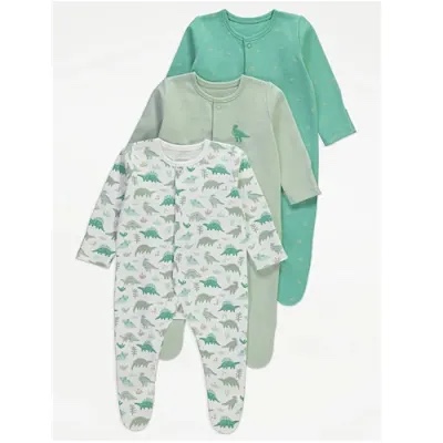 George Baby Sleep Suits 3 Pack set