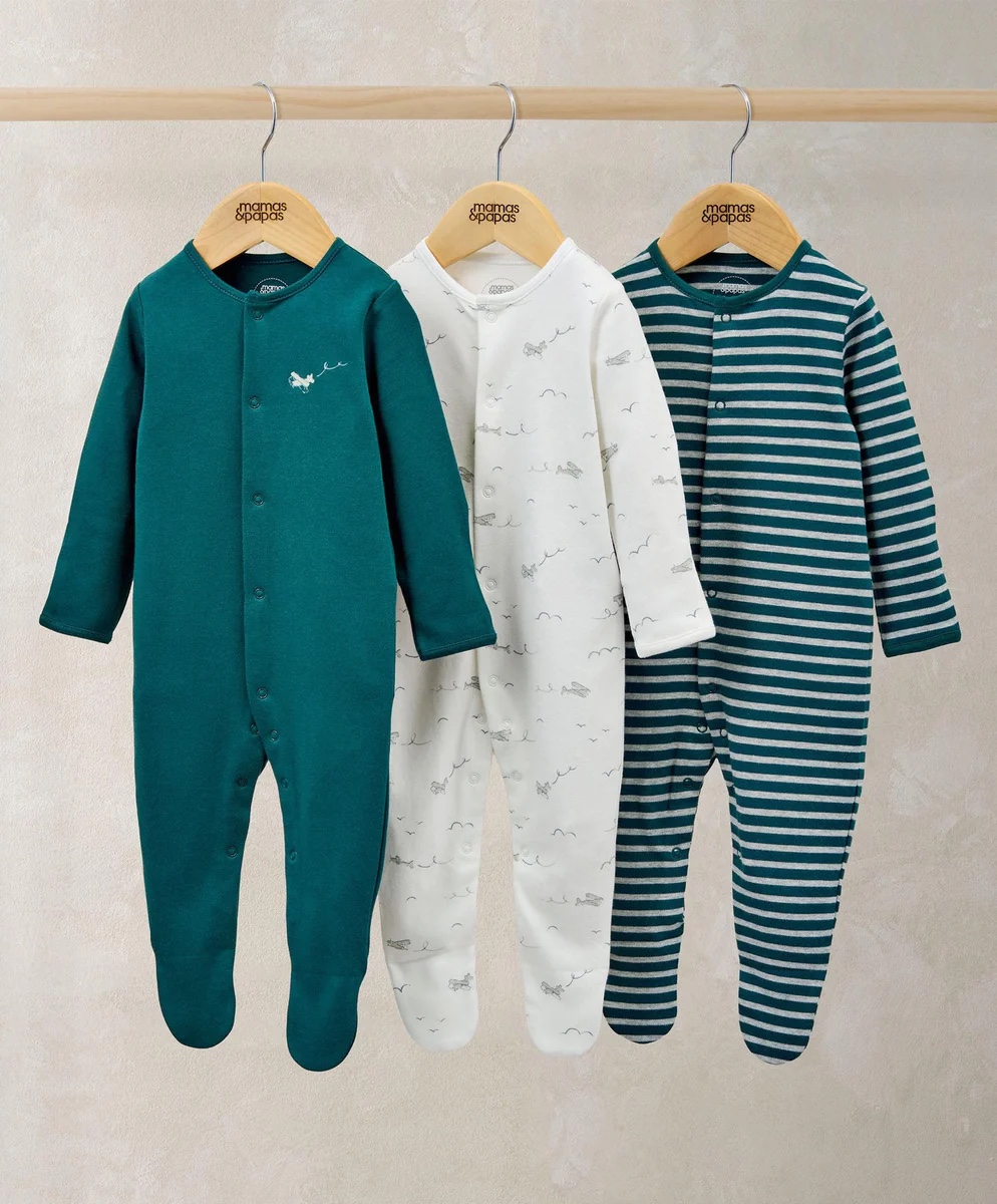 George Baby 3Sleepsuits 18-24months