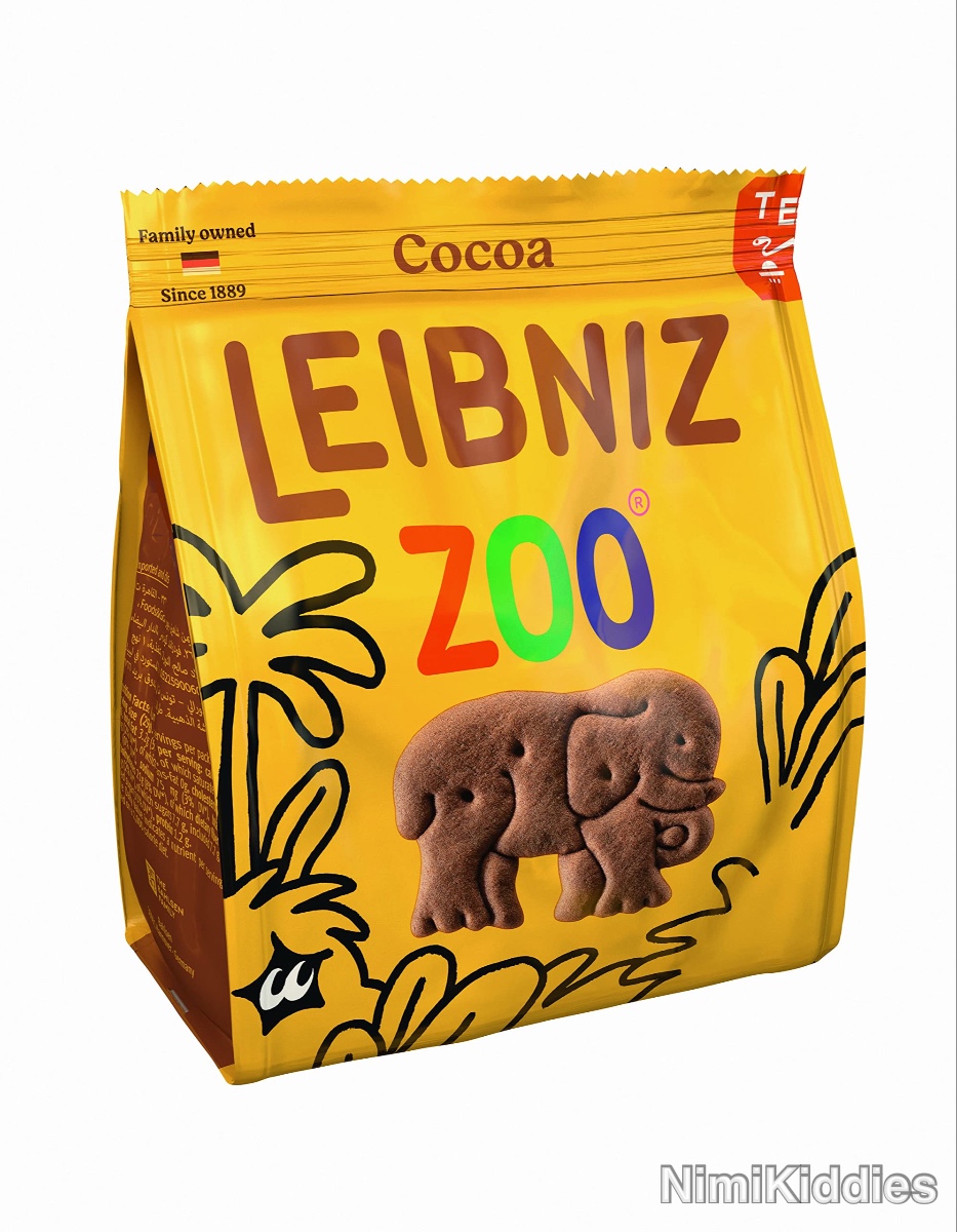 LEIBNIZ ZOO COCOA BISCUITS 100G.
