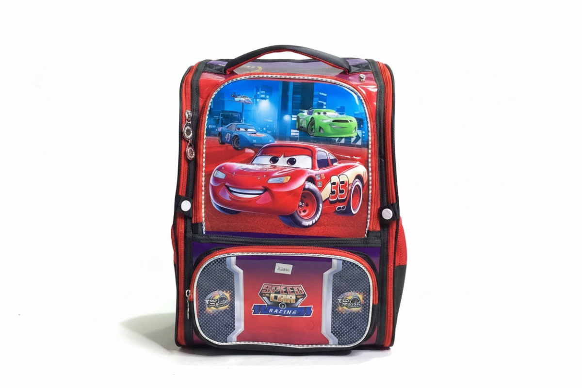 Back to school backpack (speed car racing)