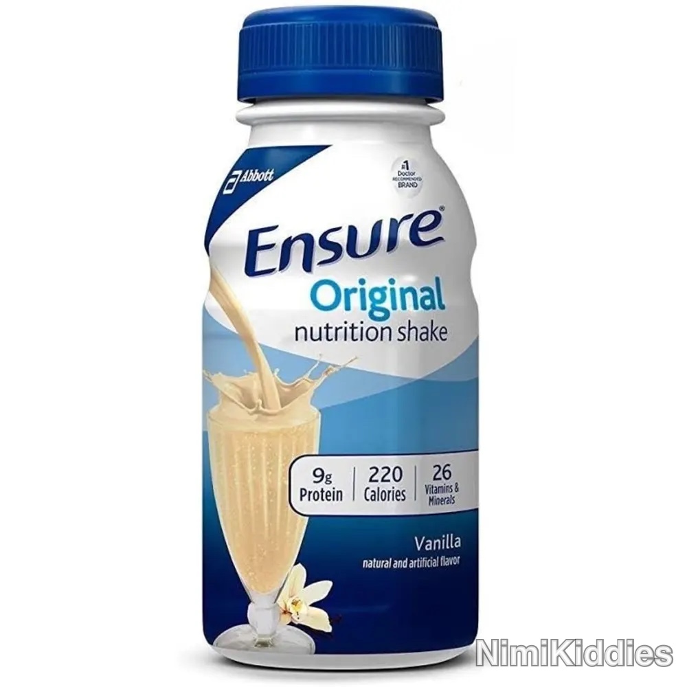 Ensure Original Nutrition Shake Vanilla Flavor 237ml.