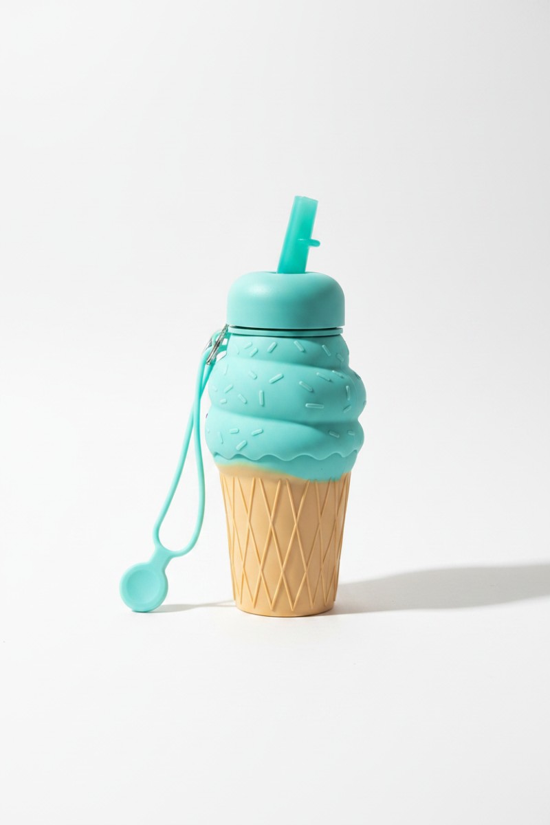 Silicone Water Bottle (Ice Cream Cup)