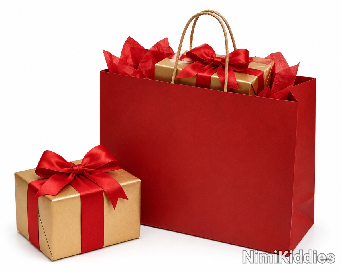 Plain paper gift bag (m)
