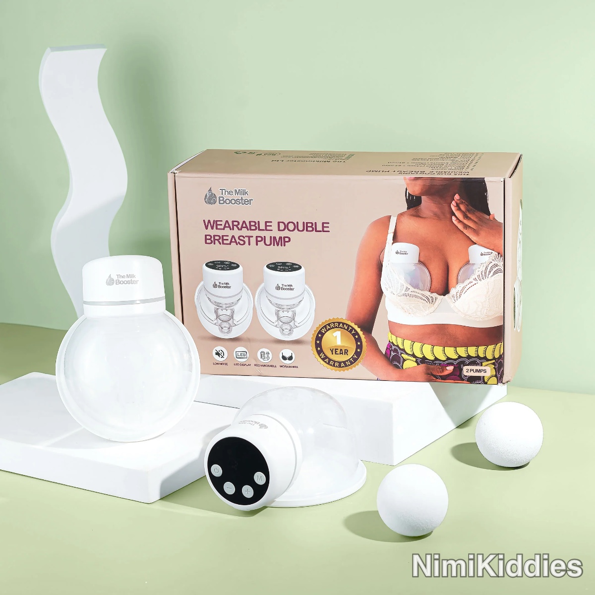The Milk Booster Wearable Double Breast Pump