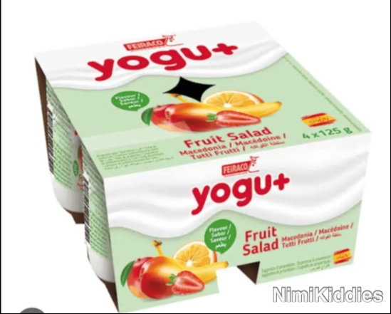 Feiraco Yogu+ Fruit Salad 4x125g.
