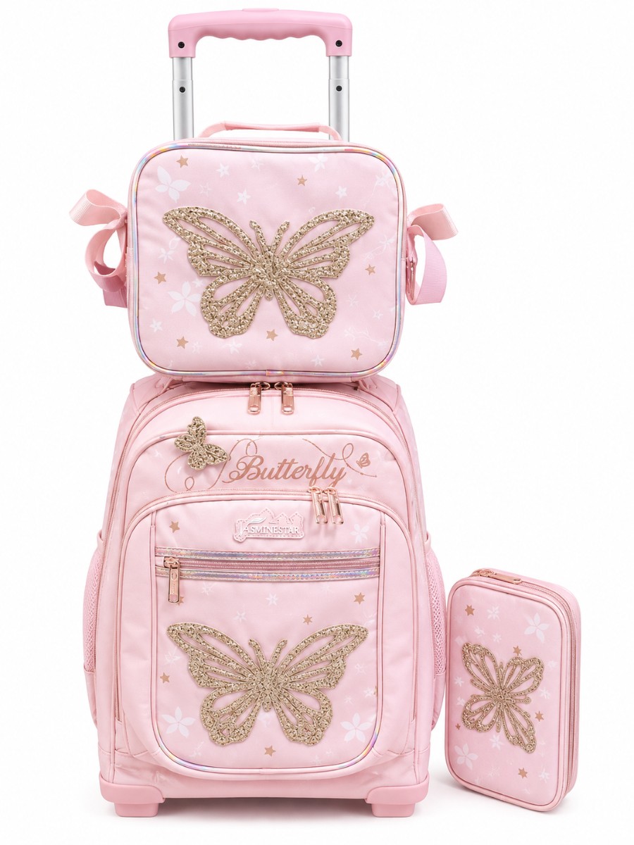 JasmineStar Butterfly (US) Trolley 3in1 Backpack (18inches)