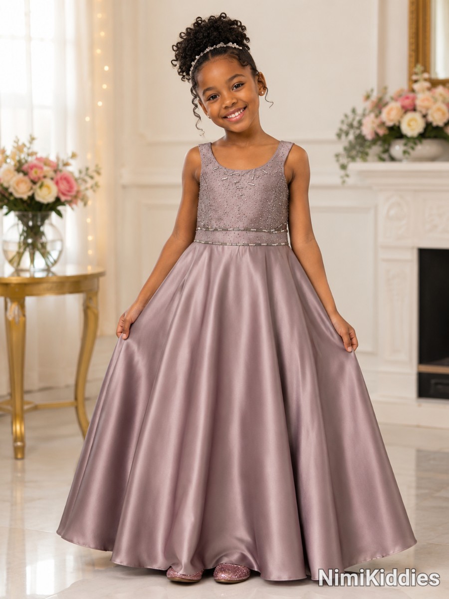 Monita Kids Straight Ball Gown