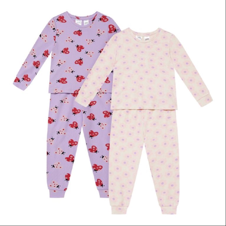 Tu Long Sleeve & Pants Pyjamas 2 Pack Set