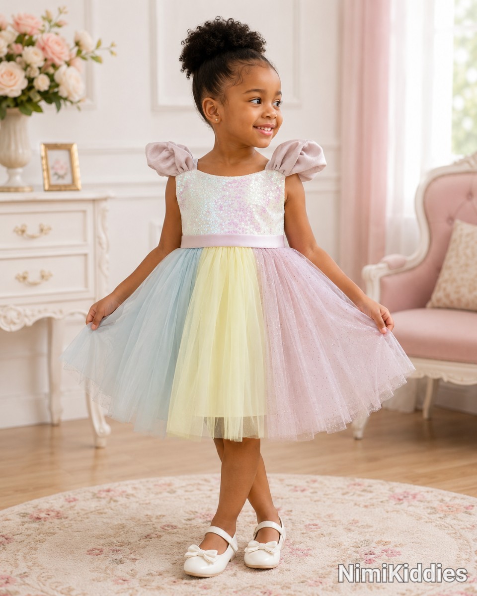 Monita Kids Rainbow Gown