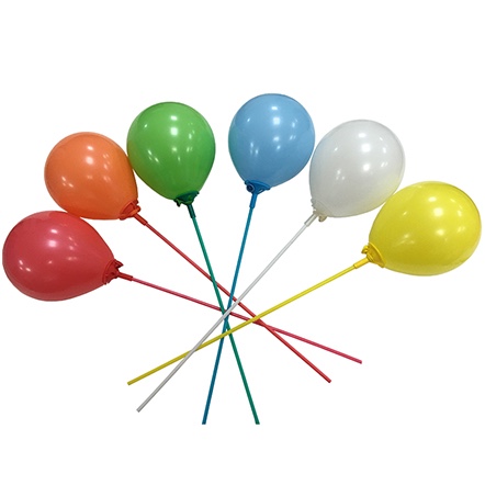 Balloon Stand or Straw with Multiple Colour Cover