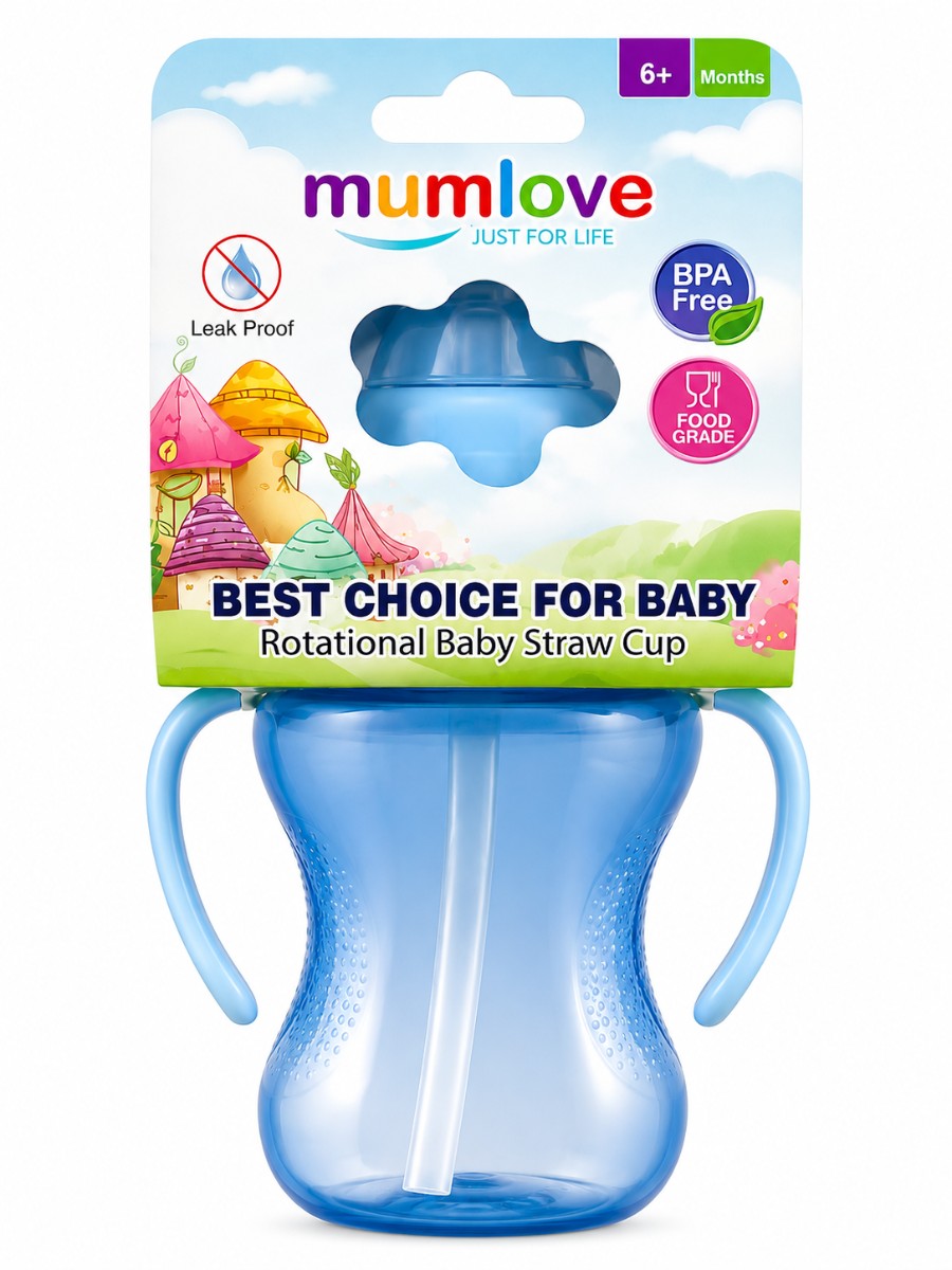Mumlove Rotational Baby Straw Cup