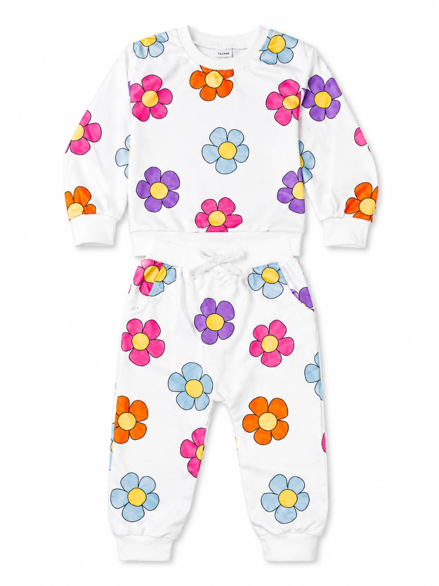 Baby Girl Flowery 2piece Cloth