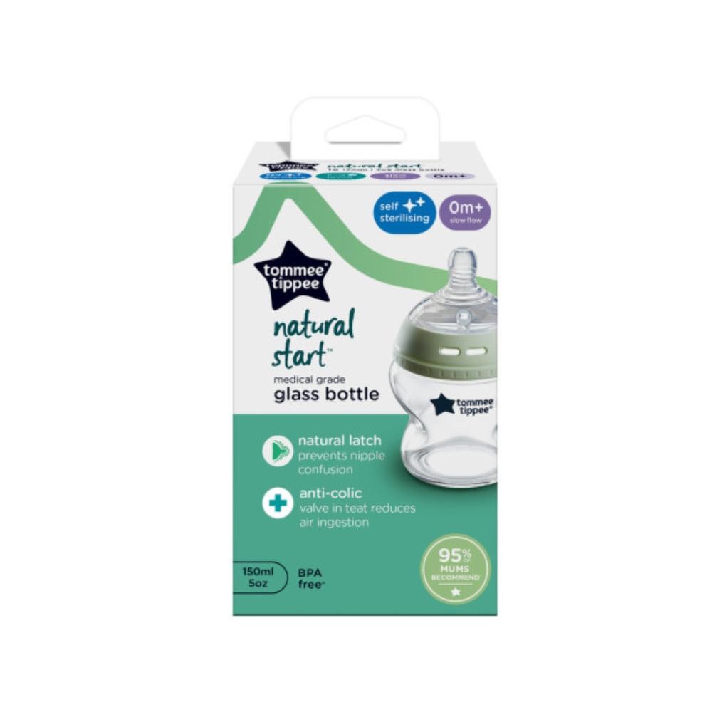 Tommee Tippee Natural Start Medical Grade Glass Bottle Single