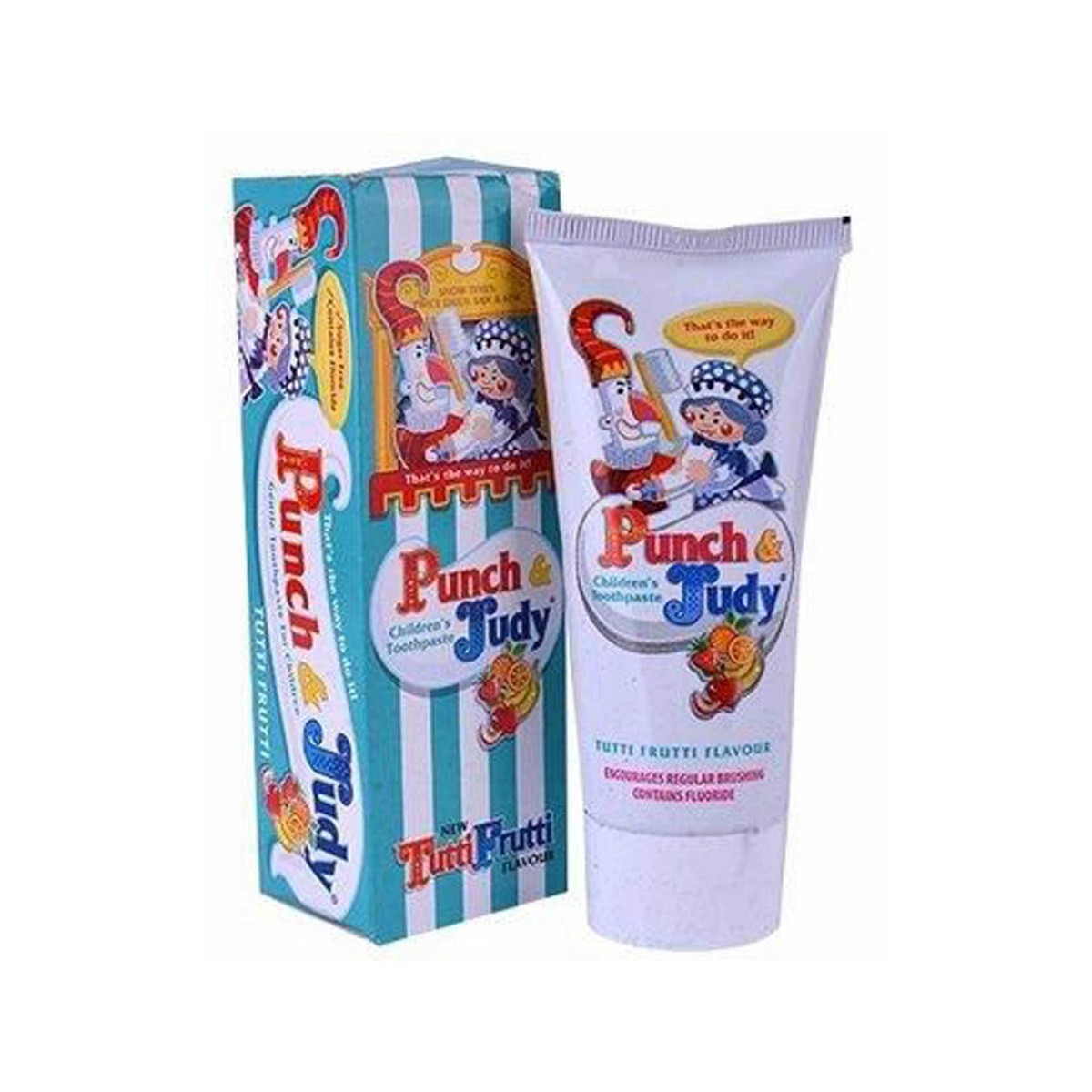 Punch & Judy Children Toothpaste (New Tuttifrutti Flavour).