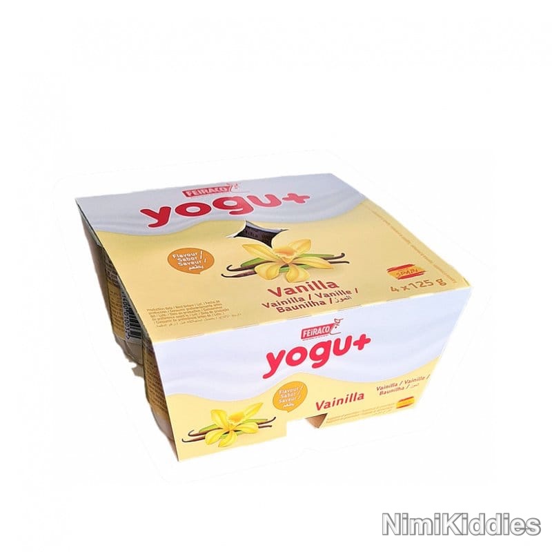 Feiraço Yogu+ Vanilla Yoghurt 4x125g.