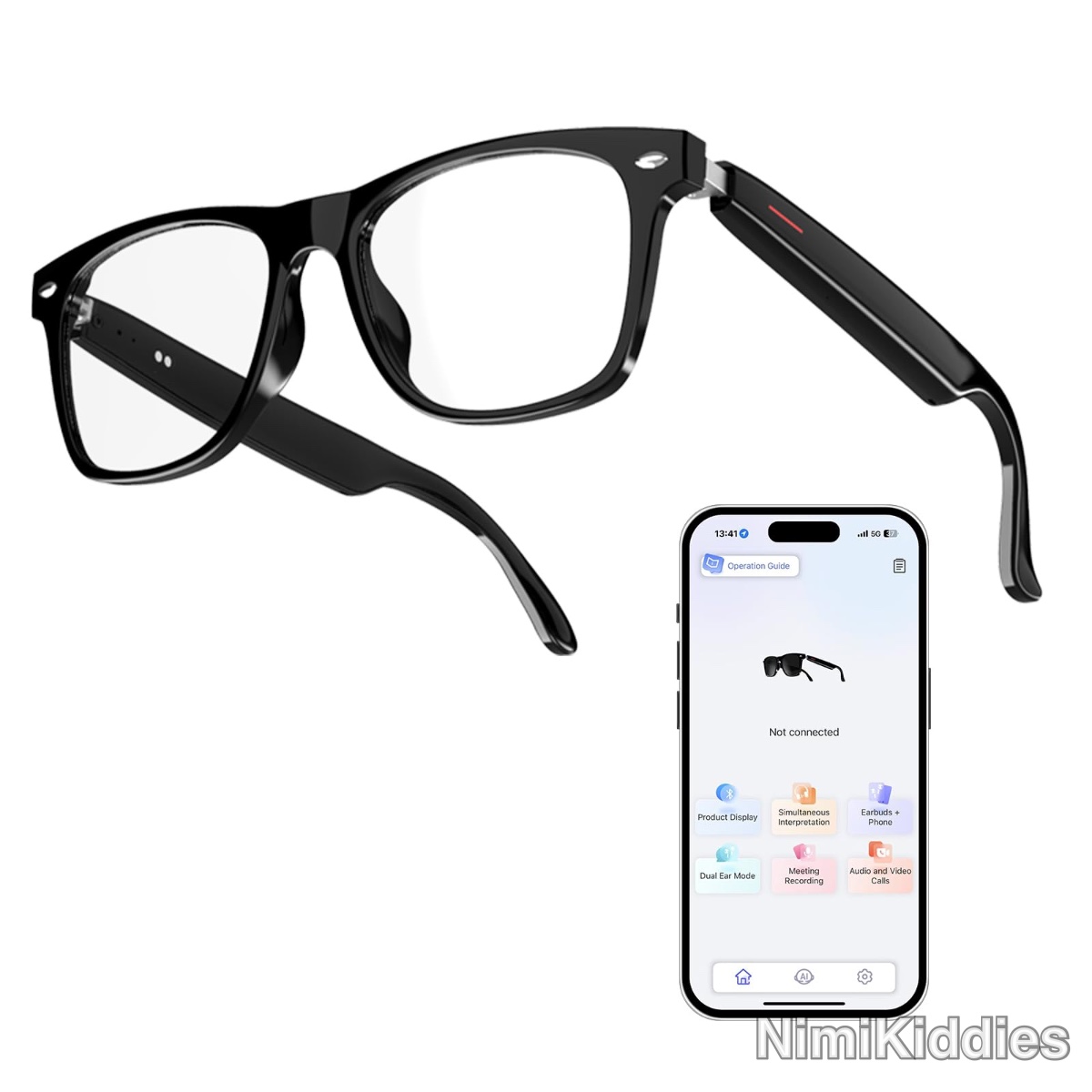 Glasses Headphone Two In One