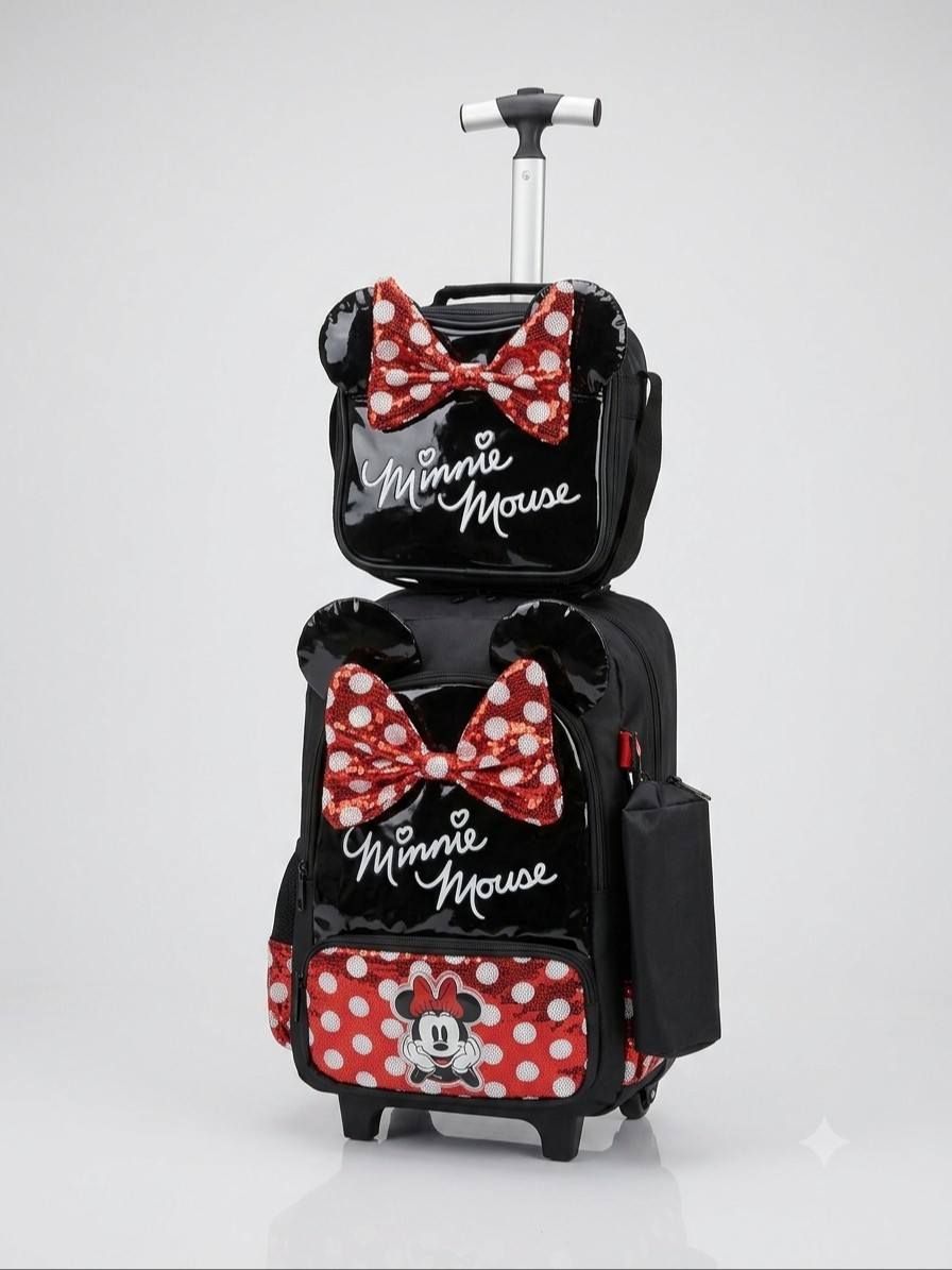 Happy Fun Minnie Mouse (US) Trolley 3in1 Backpack (17inches)