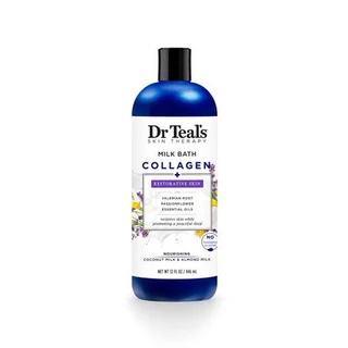 Dr Teals Skin Therapy Milk Bath Collage 946ml.