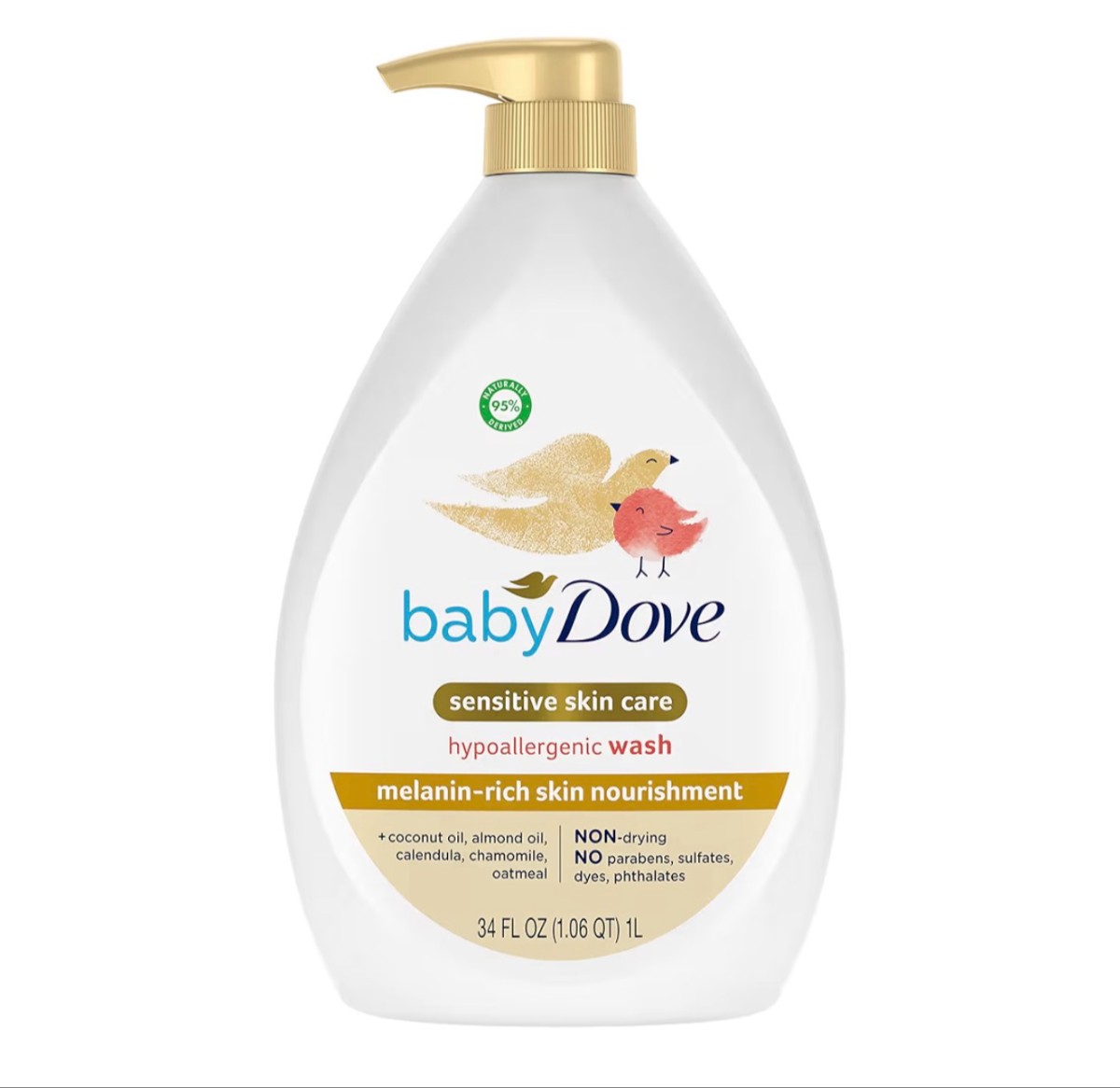 Baby Dove Sensitive Skin Care Wash (Melanin-Rich Skin Nourishment)