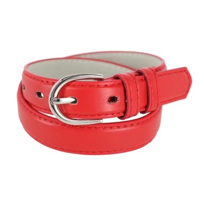 Leather Belt(Red)