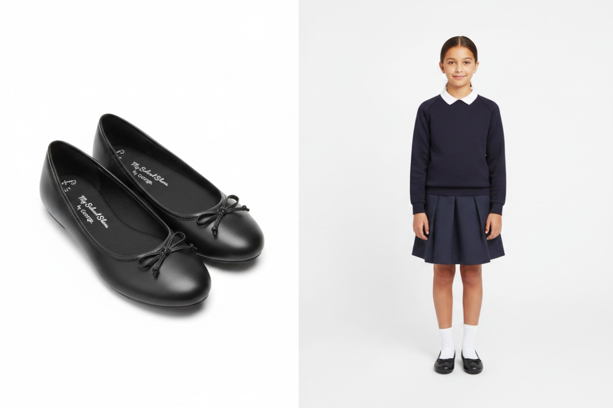 George Girls Flat Shoe