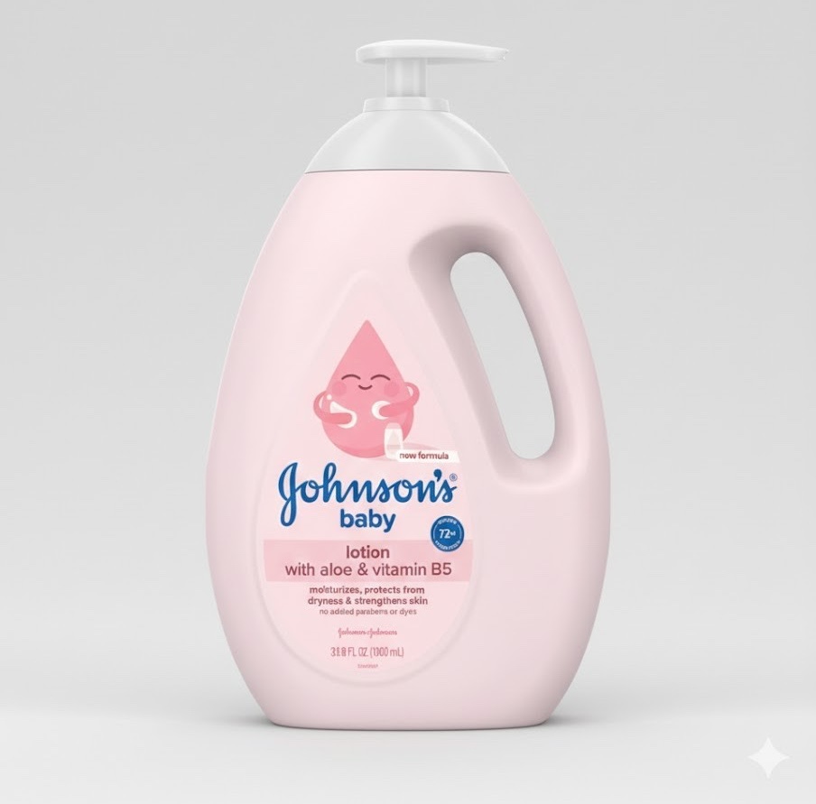 Johnson’s Baby Lotion With Aloe & Vitamin B5 1000ml.