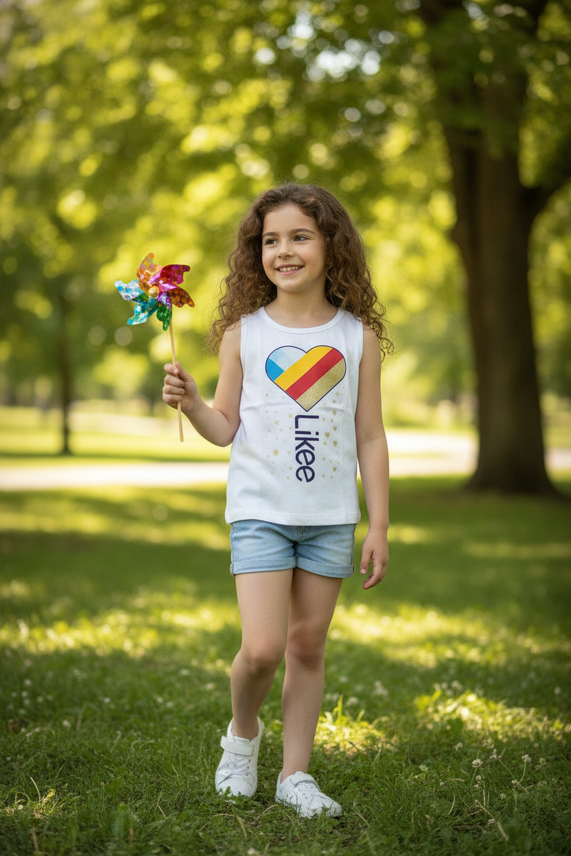 Alf Trendy Girls Sleeveless Top