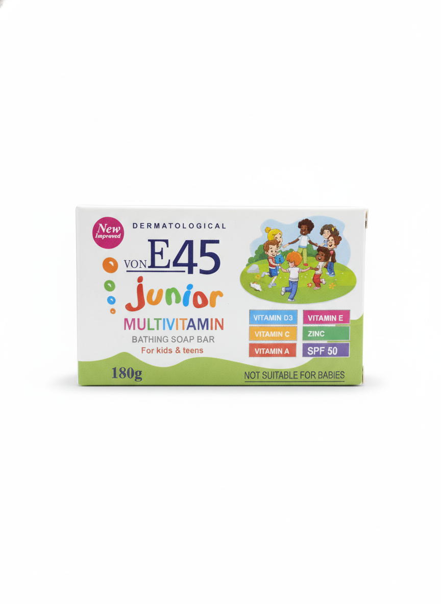 VonE45 Junior Kids Multivitamin Bathing Bar Soap 180g.