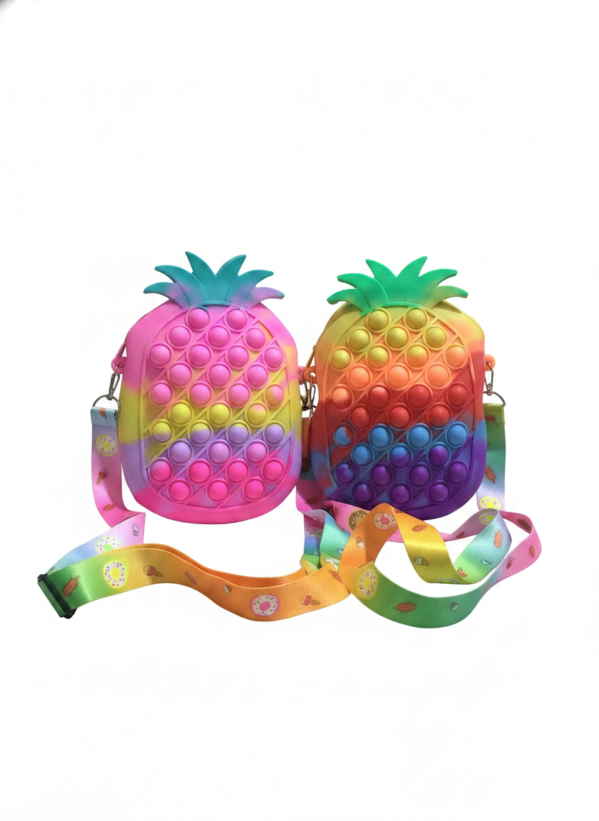 Pineapple Shaped Girls Hand Bag