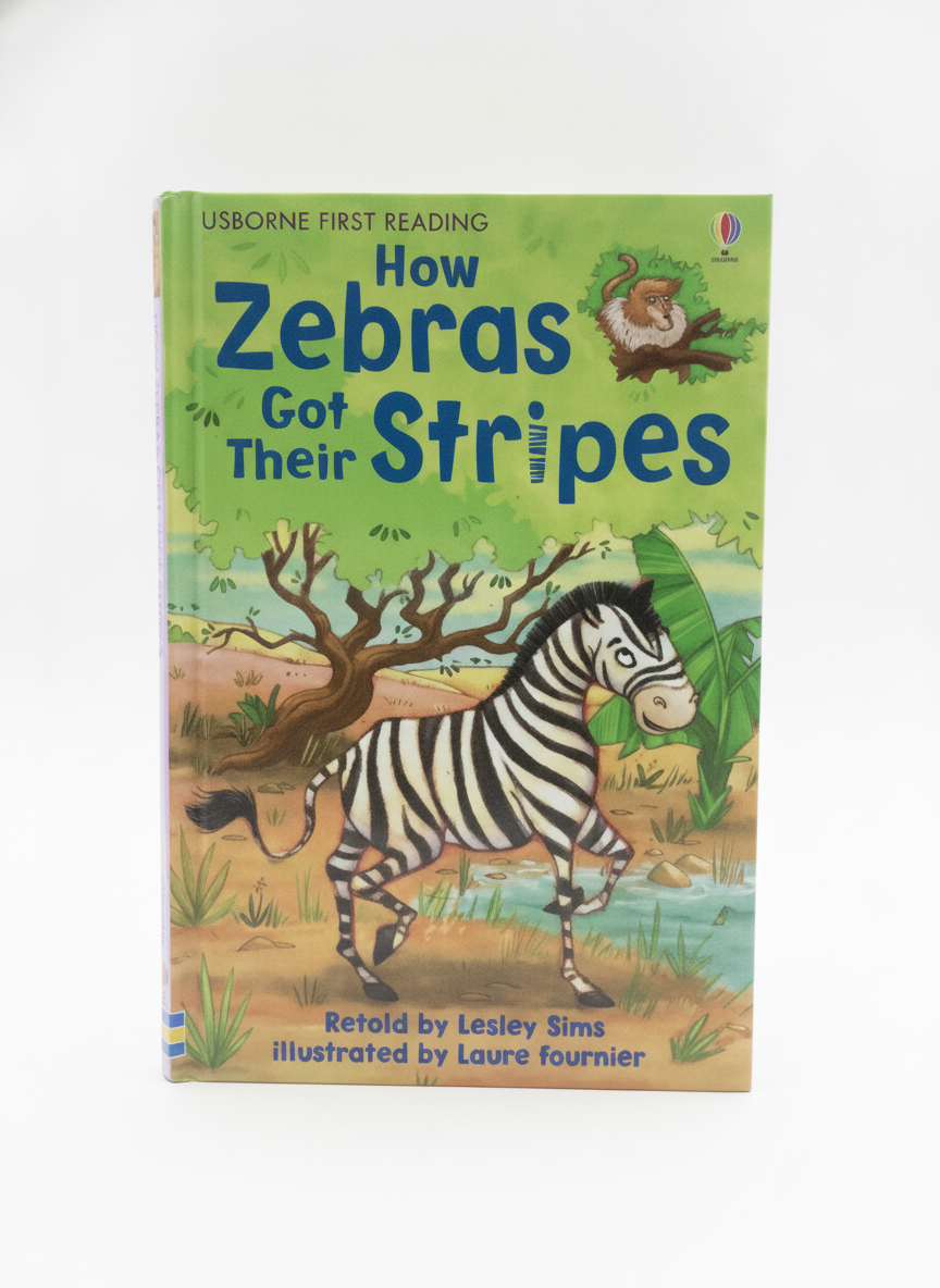 Usborne First Reading (How Zebra Cot Their Stripes
